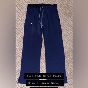 Figs Deep Blue Kade Scrub Pants